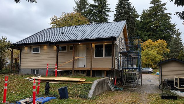 Siding installation